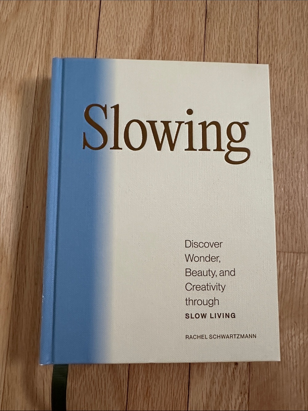 5 for $25 // New book, Slowing by Rachel Schwartzmann